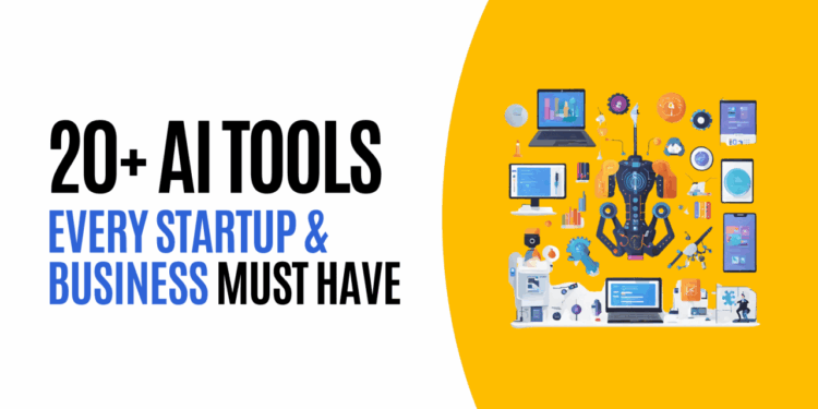 Top 20+ AI Tools For Startups